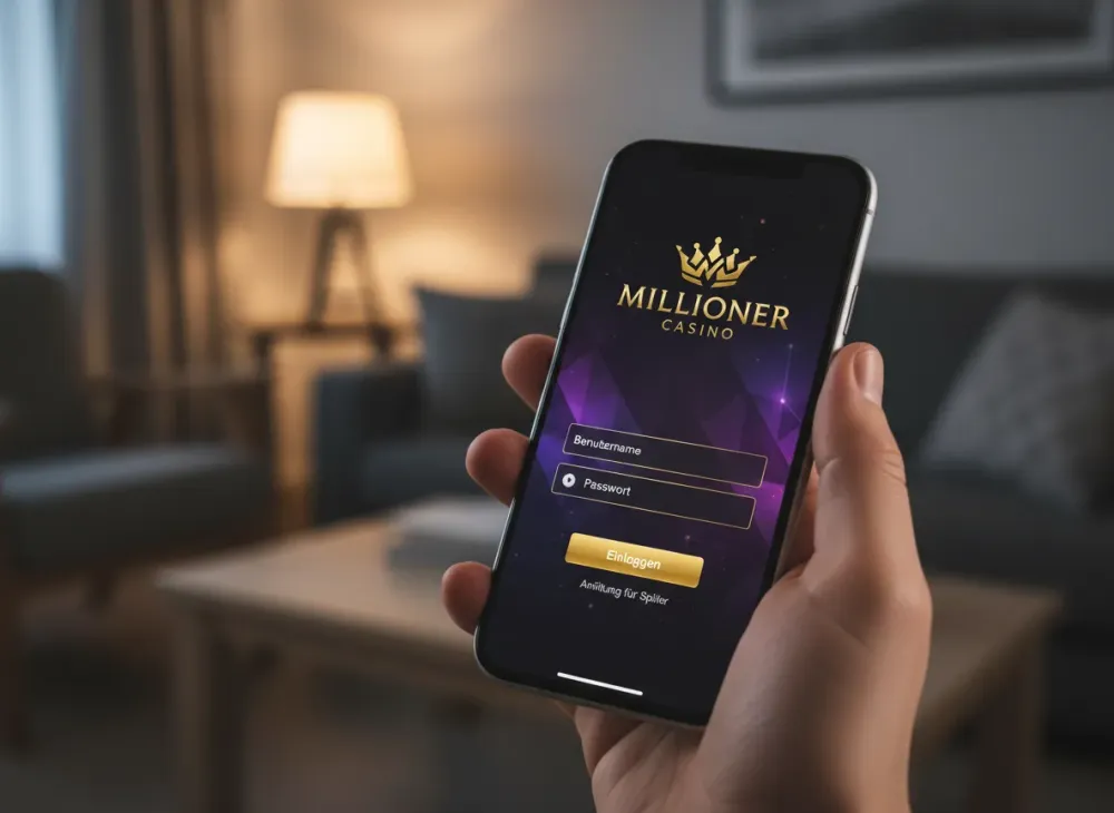 Millioner casino login Anleitung für Spieler